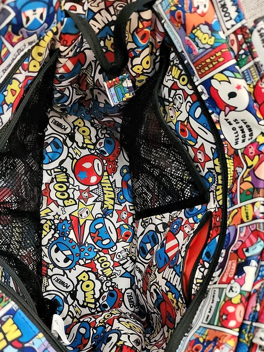 tokidoki x Ju-Ju-Be Comic Print Large Tote Diaper Bag Multicolor - Picture 5 of 15